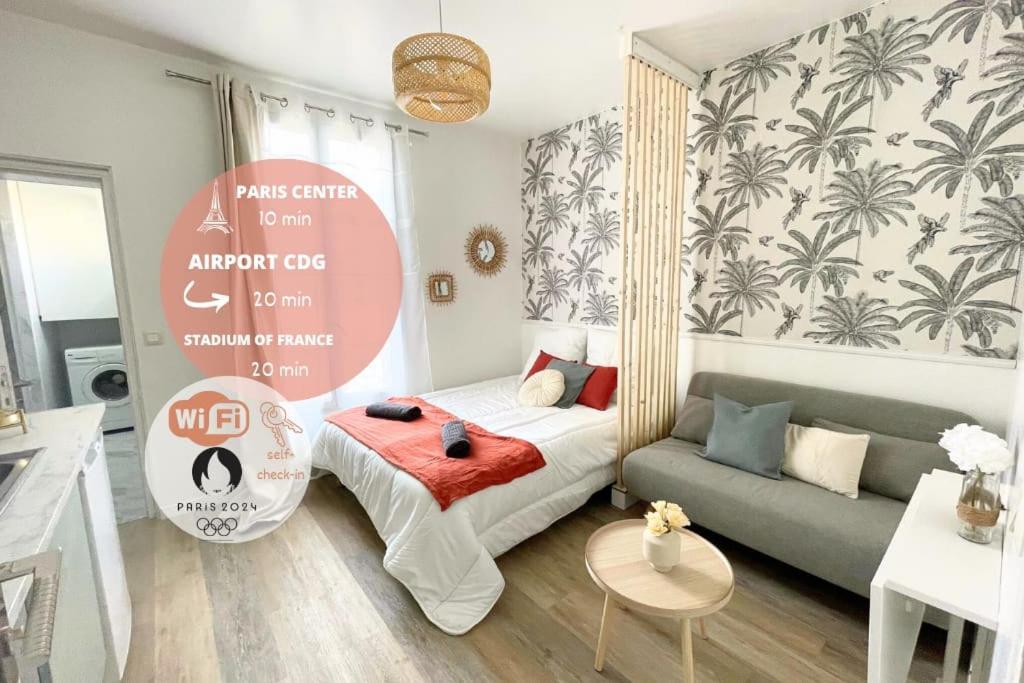 Studio 10Min Paris Centre I Cdg Drancy Exteriér fotografie